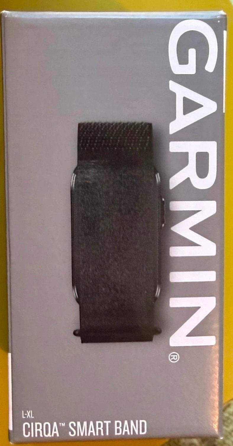 Garmin Cirqa smartband L XL zwart nieuw, Telecommunicatie, Wearable-accessoires, Ophalen of Verzenden
