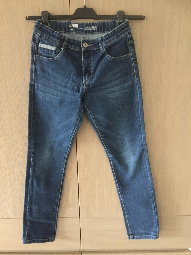 Jeansbroek blauw Slim Fit JBC maat 152, Kinderen en Baby's, Kinderkleding | Maat 152, Ophalen