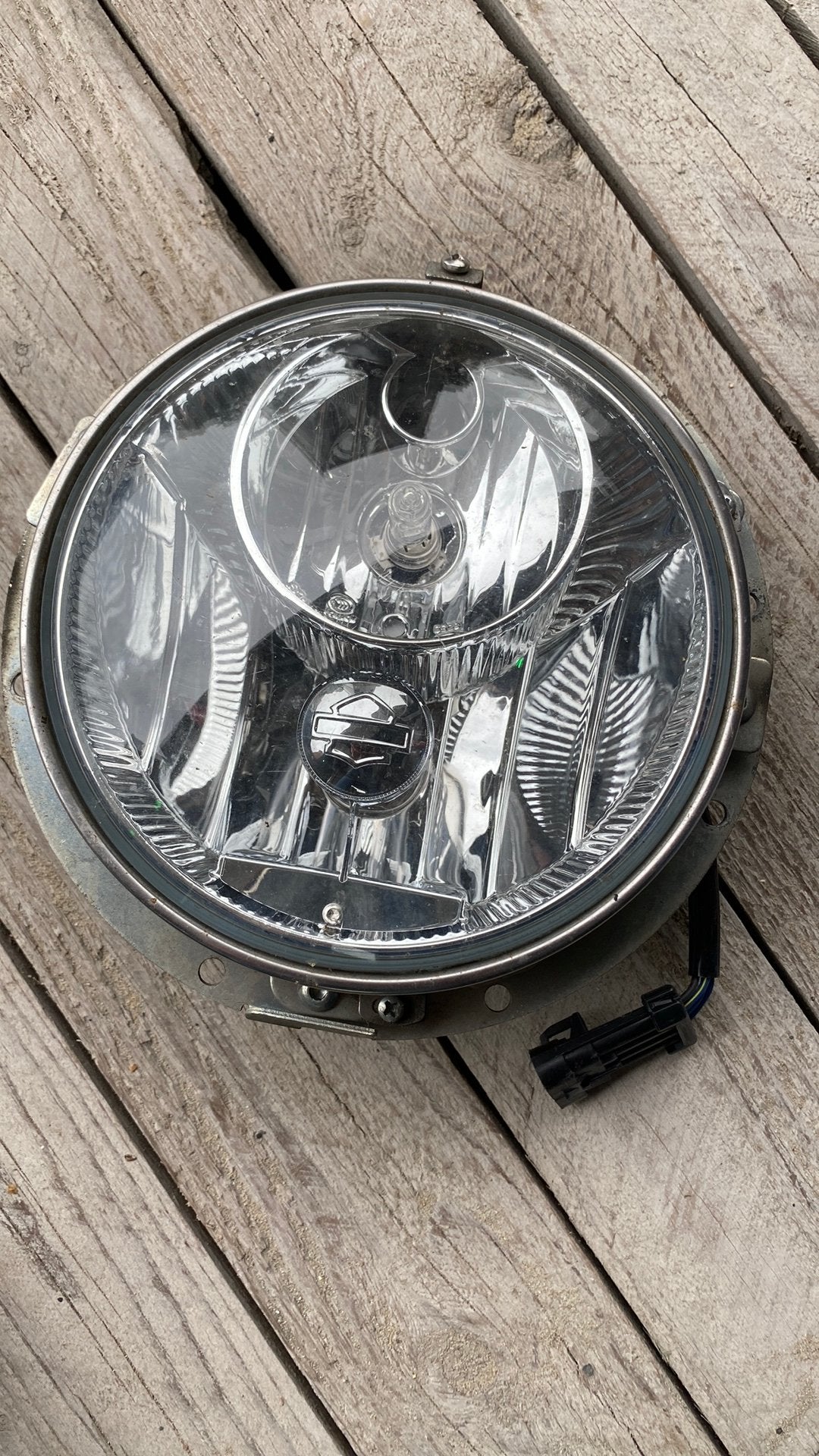 Koplamp Harley Davidson Streetglide, Motoren, Ophalen, Gebruikt