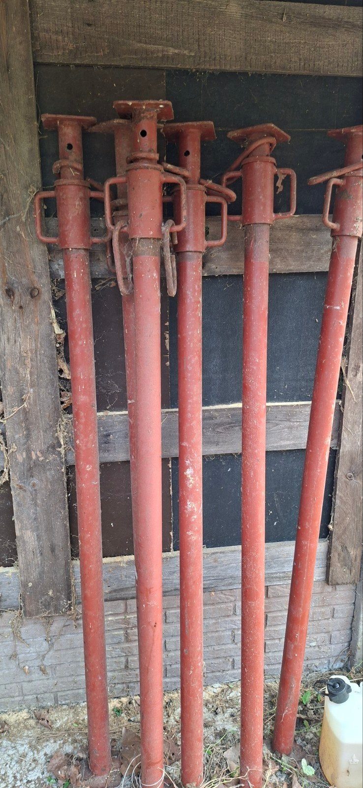 lot de 6 étançons 1m60 - 2m90, Enlèvement