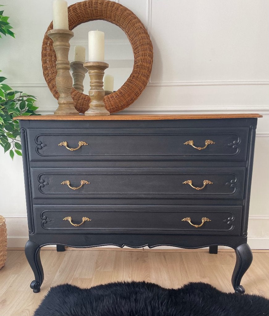 Vintage commode/ ladekast, Ophalen, Zo goed als nieuw