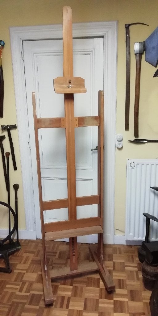 verstelbare schildersezel vintage, Hobby en Vrije tijd, Ophalen, Gebruikt, Ezel