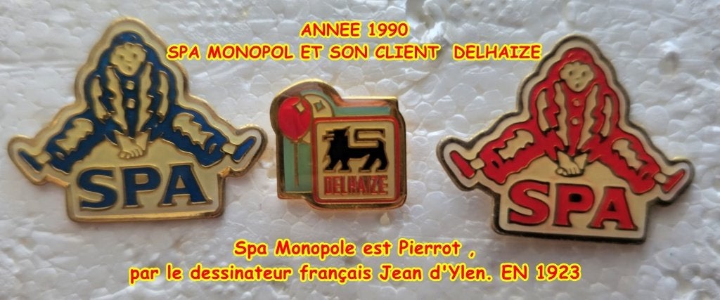 2 SPA MONOPOLY EN HAAR KLANT DELHAIZE DE LEEUW, Verzenden, Zo goed als nieuw, Merk