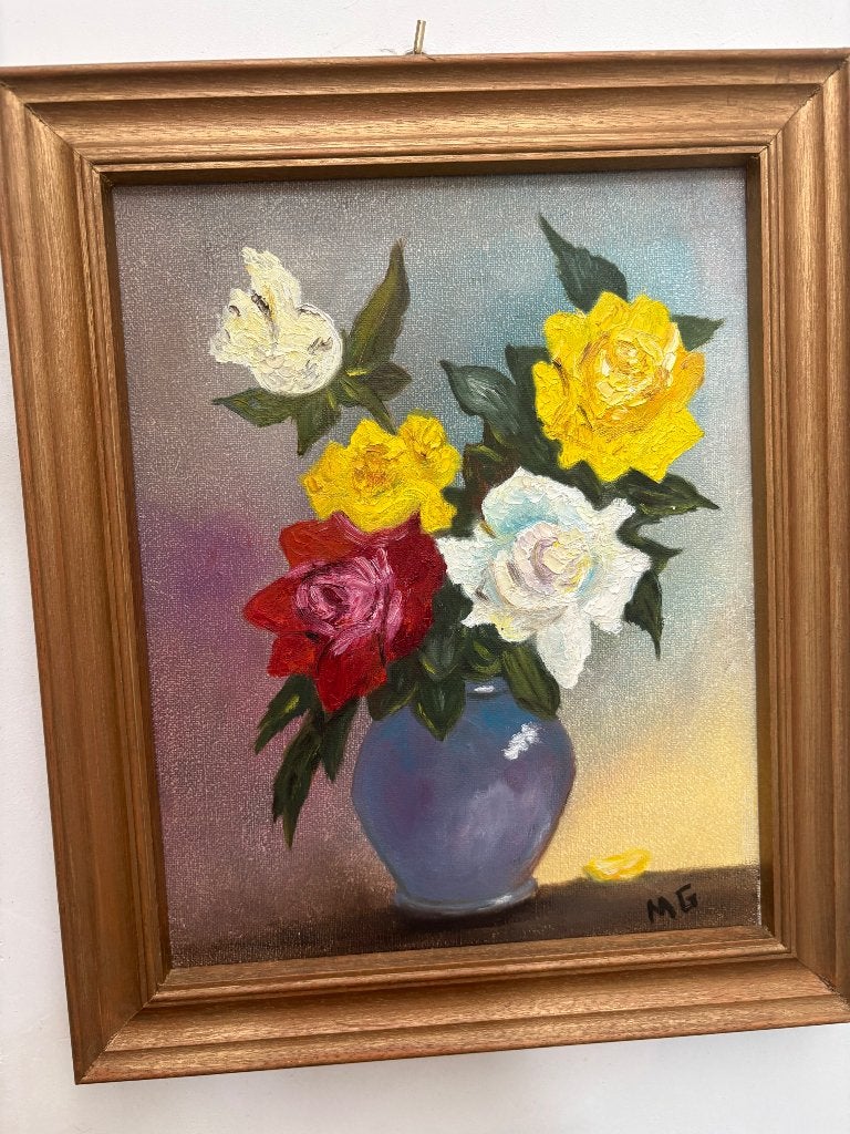 Olieverfschilderij op doek, Antiek en Kunst, Kunst | Schilderijen | Klassiek, Doek, Olieverf, Klassiek, Ingelijst