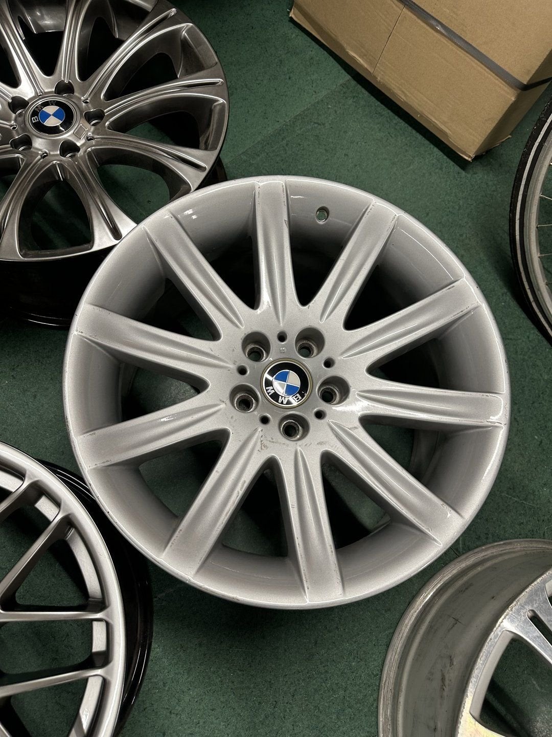 19inch BMW Originele Style 95 Achterwiel 10J ET24 UNIEK!, Gebruikt, -, -, Banden en Velgen