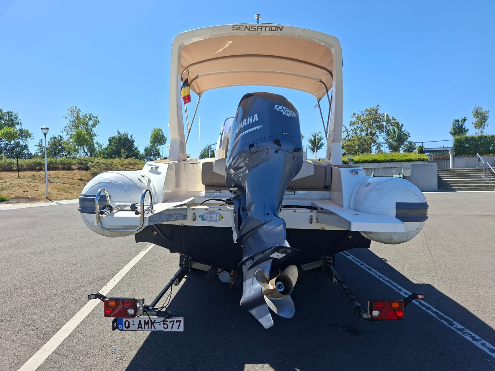 Capelli 850WA, Watersport en Boten, Ophalen, Elektrisch, Anker, Yamaha