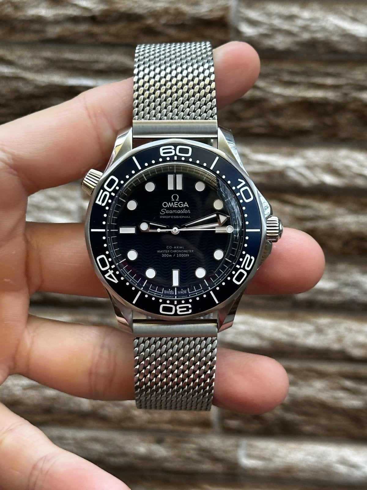 Omega seamaster diver 300m 007, Ophalen of Verzenden, Nieuw, Polshorloge, Omega