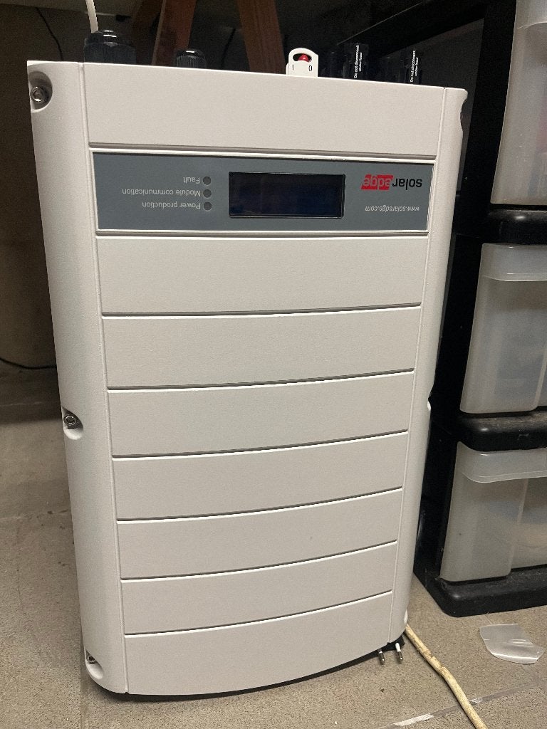 SolarEdge omvormer-werkte perfect, weg wegens thuisbatterij, Doe-het-zelf en Bouw, Ophalen, Gebruikt