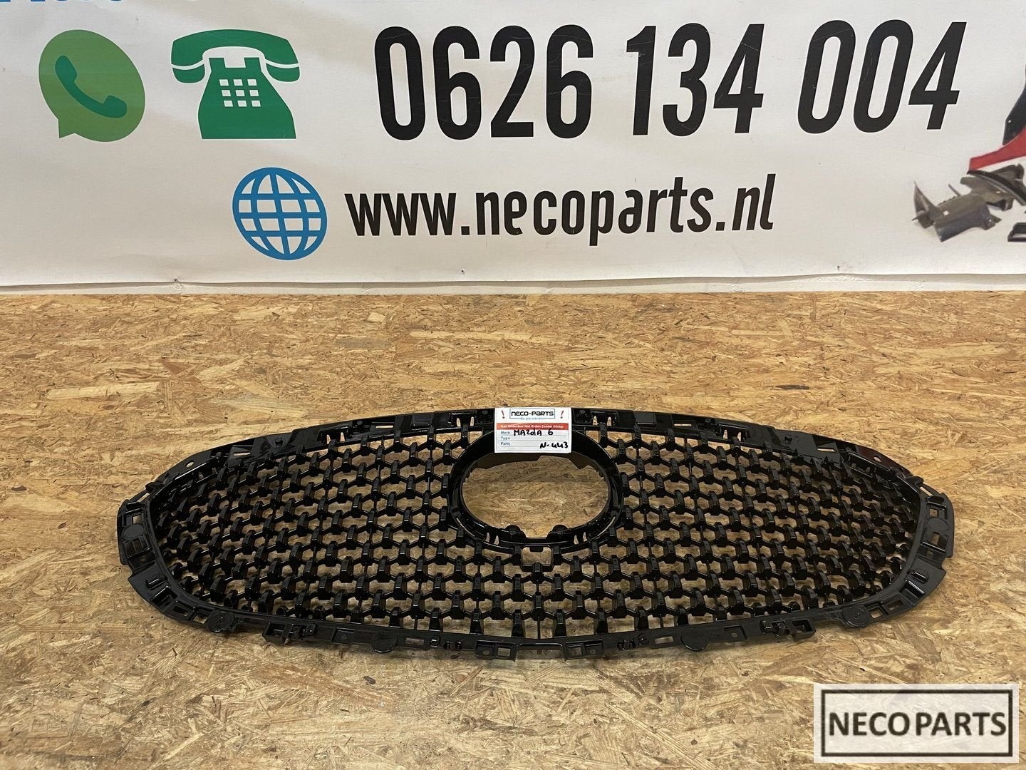BUMPER MAZDA 6 GRILL ORIGINEEL VOORGRILL, Autos : Pièces & Accessoires, Carrosserie & Tôlerie, Pare-chocs, Arrière, Utilisé, Enlèvement ou Envoi