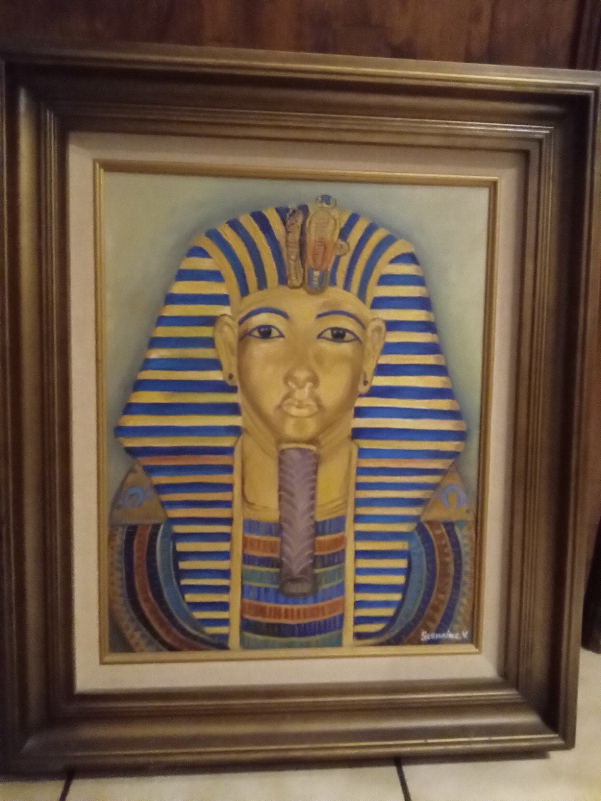 Schilderij toetan kanon, Ophalen