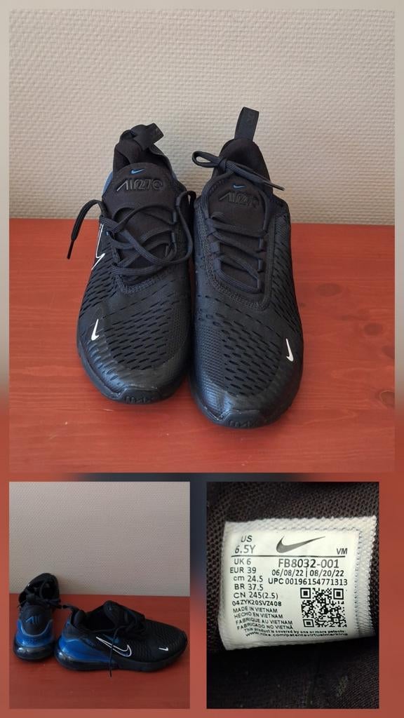Nike Air Max 270

Taille 37.5, Ophalen