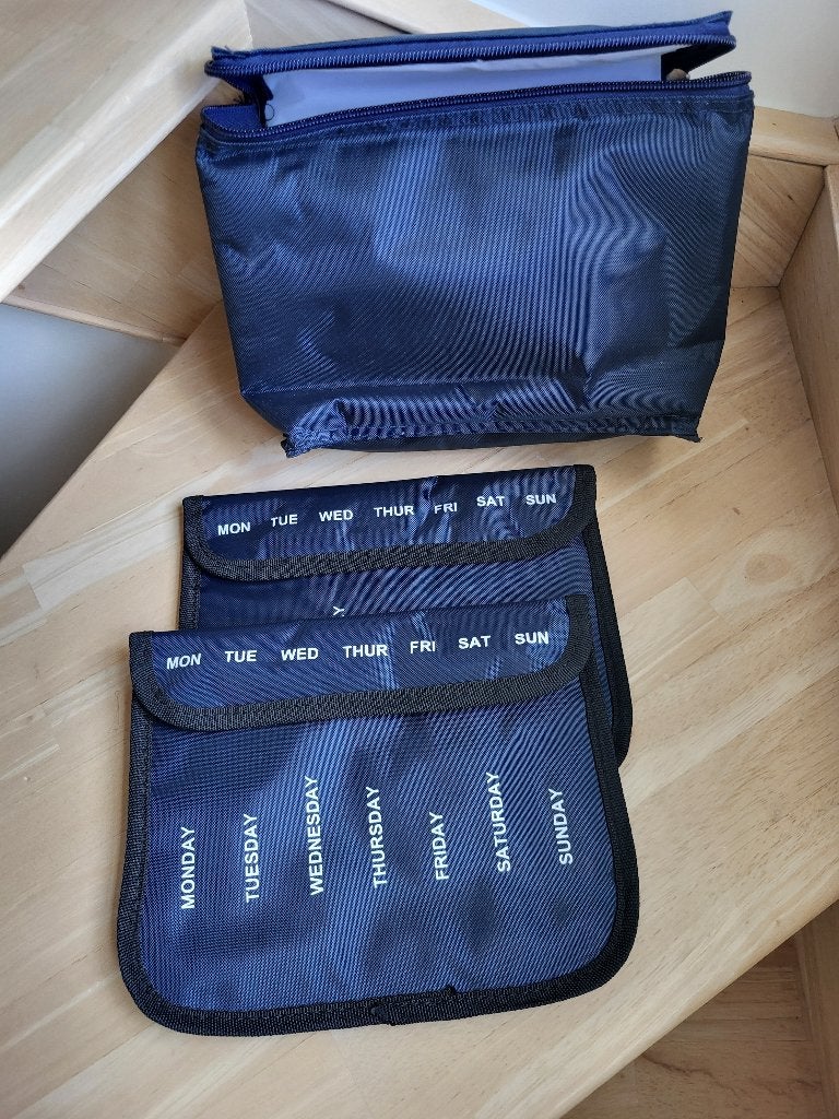 Sac de rangement pour stylos à insuline, Bijoux, Sacs & Beauté, Trousses de toilette, Enlèvement ou Envoi, Neuf, Bleu, Homme ou Femme