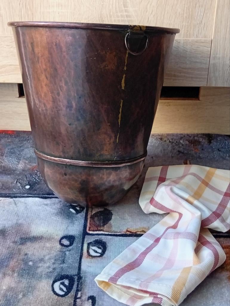 Grote koperen cul-de-oule, Antiek en Kunst, Antiek | Woonaccessoires, Ophalen of Verzenden