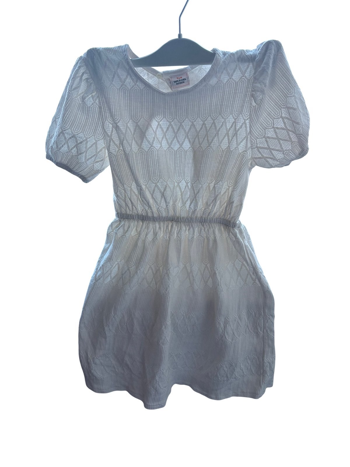 Robe blanche Tape à l’œil – Taille 8 ans, Enlèvement ou Envoi, Comme neuf, Fille, Robe ou Jupe