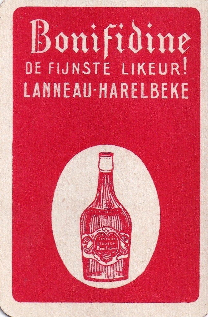 L 15 / S K BONIFIDINE LANNEAU HARELBEKE, Ophalen of Verzenden, Nieuw, Speelkaart(en)