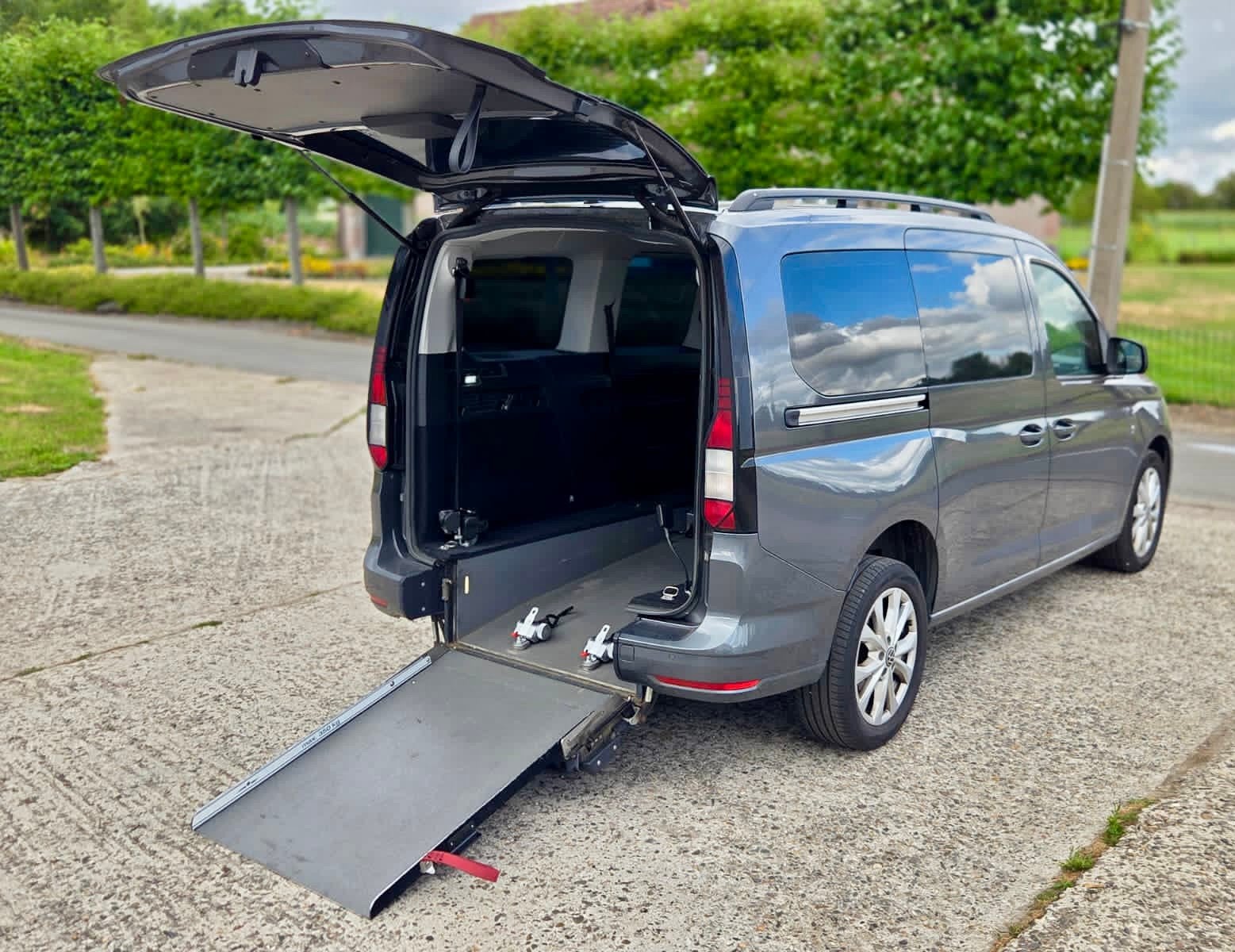 ♿️Volkswagen Caddy Maxi 2.0TDI DSG Rolstoel Invalide TPMR, Automaat, Monovolume, Bedrijf, Diesel