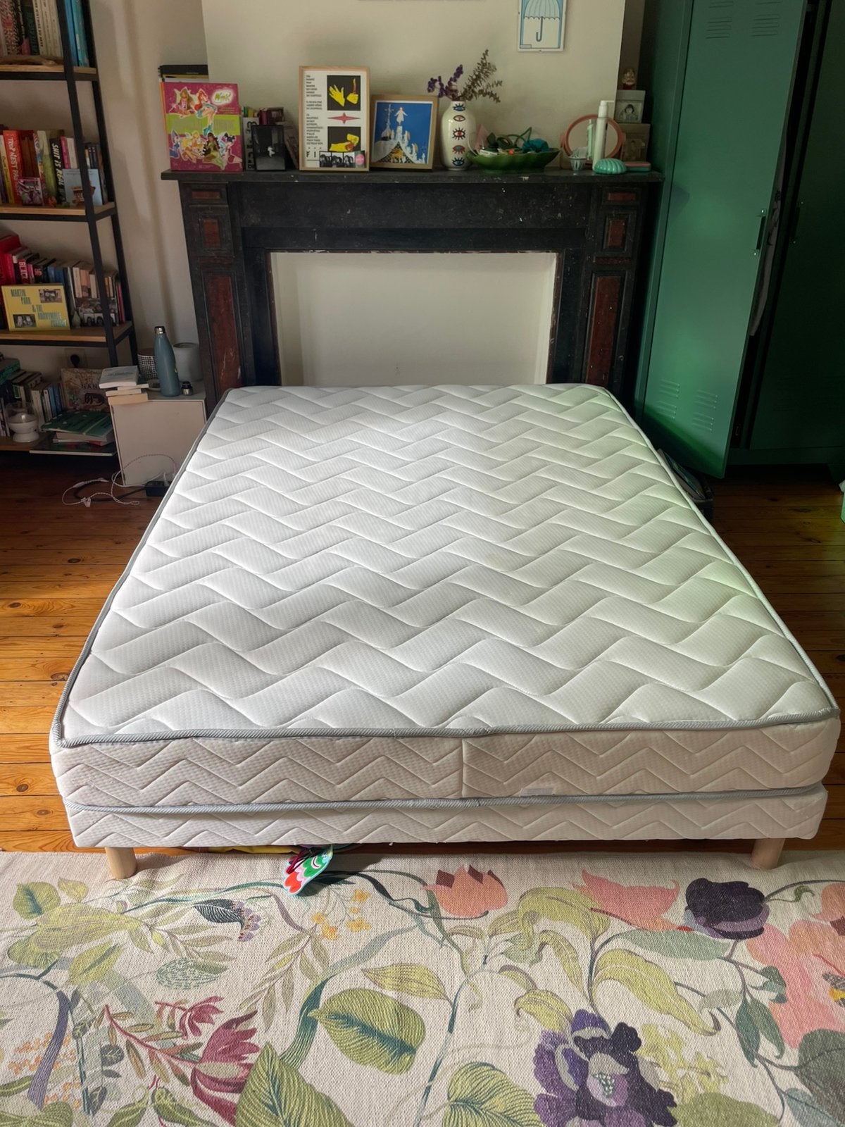 Matelas et sommier tapissier 140 x 190 La Redoute, Enlèvement, Comme neuf
