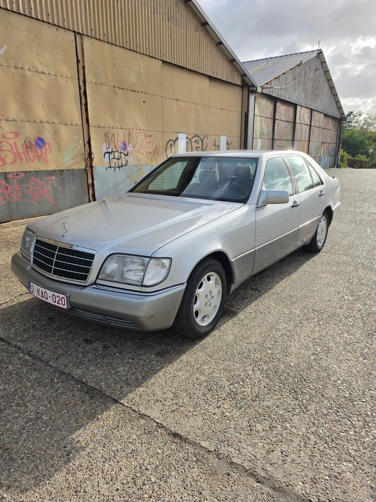oldtimer mercedes S320, Autos, Cuir, Argent ou Gris, Achat, 3195 cm³
