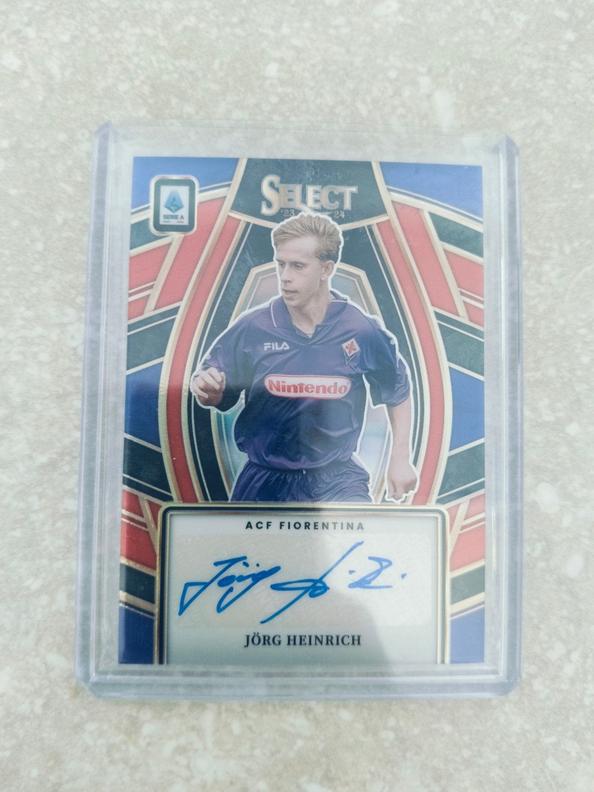 Panini select serie A autograph Jörg Heinrich Fiorentina, Verzamelen, Ophalen of Verzenden