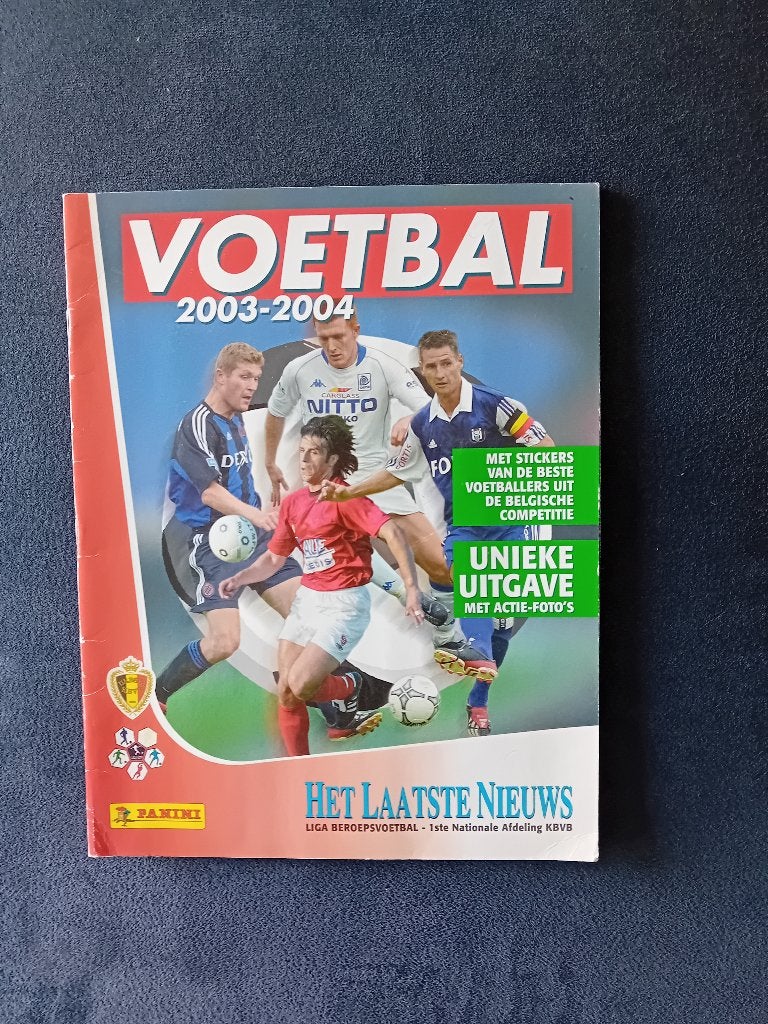 panini stickerboek Voetbal 2003-2004, Enlèvement ou Envoi, Comme neuf, Image