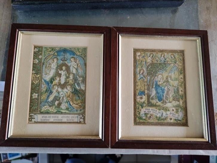 2 religieuse fraaie kaders, Antiek en Kunst, Ophalen of Verzenden