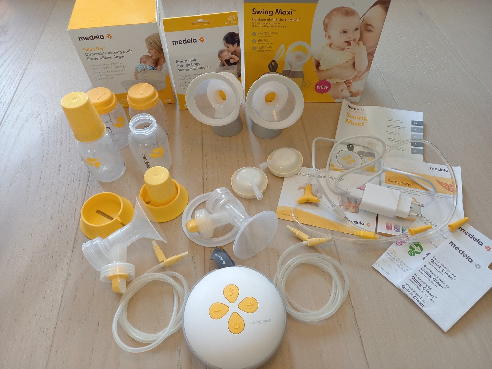 Medela Swing Maxi dubbele elektrische borstkolf, Kinderen en Baby's, Ophalen of Verzenden, Gebruikt, Borstkolf, Medela