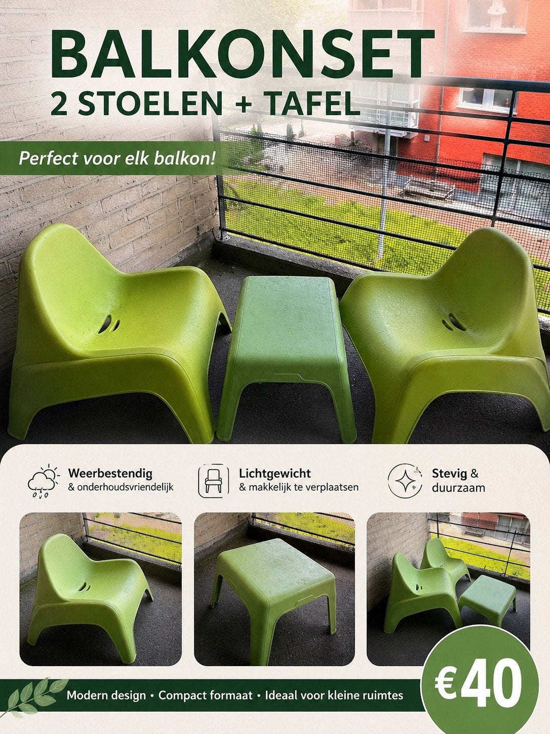 Tuin meubels, Ophalen, Gebruikt