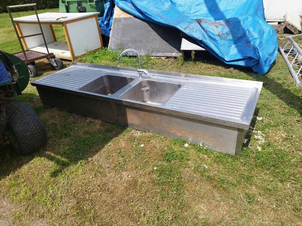 Inox wasbak, Enlèvement