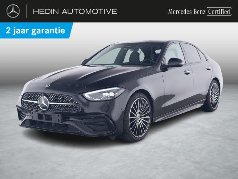 Mercedes-Benz C-klasse 180 Berline AMG Line | Smartphone Int, Automaat, 4 deurs, Zwart, 4 cilinders