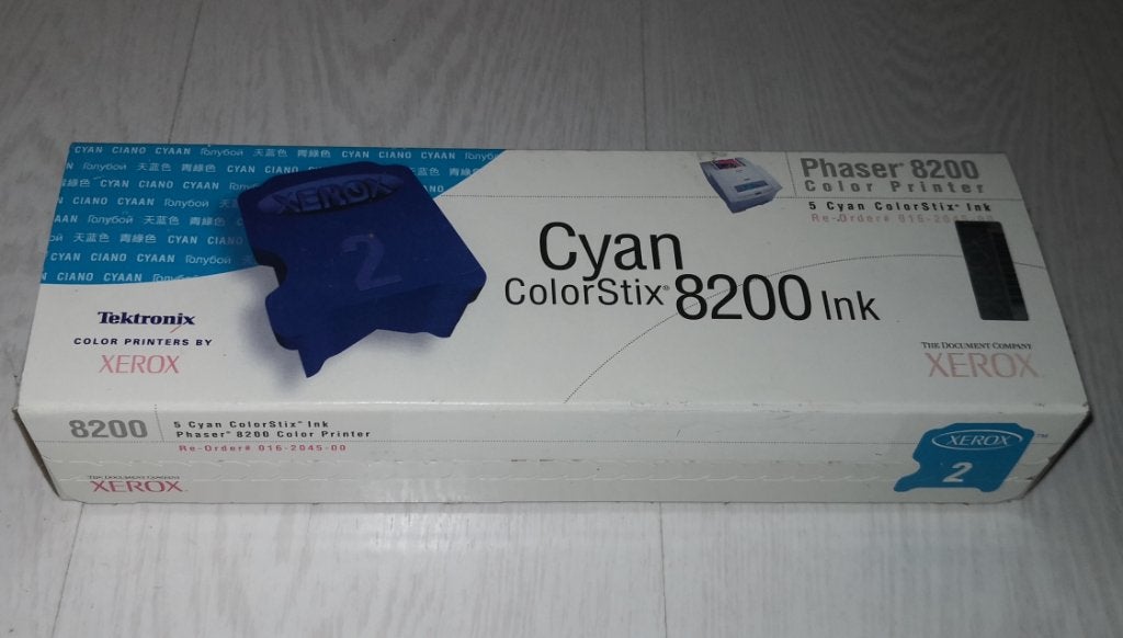 Encre solide imprimante Textronix Phaser 8200 Cyan, Computers en Software, Printerbenodigdheden, Verzenden, Nieuw, Overige typen