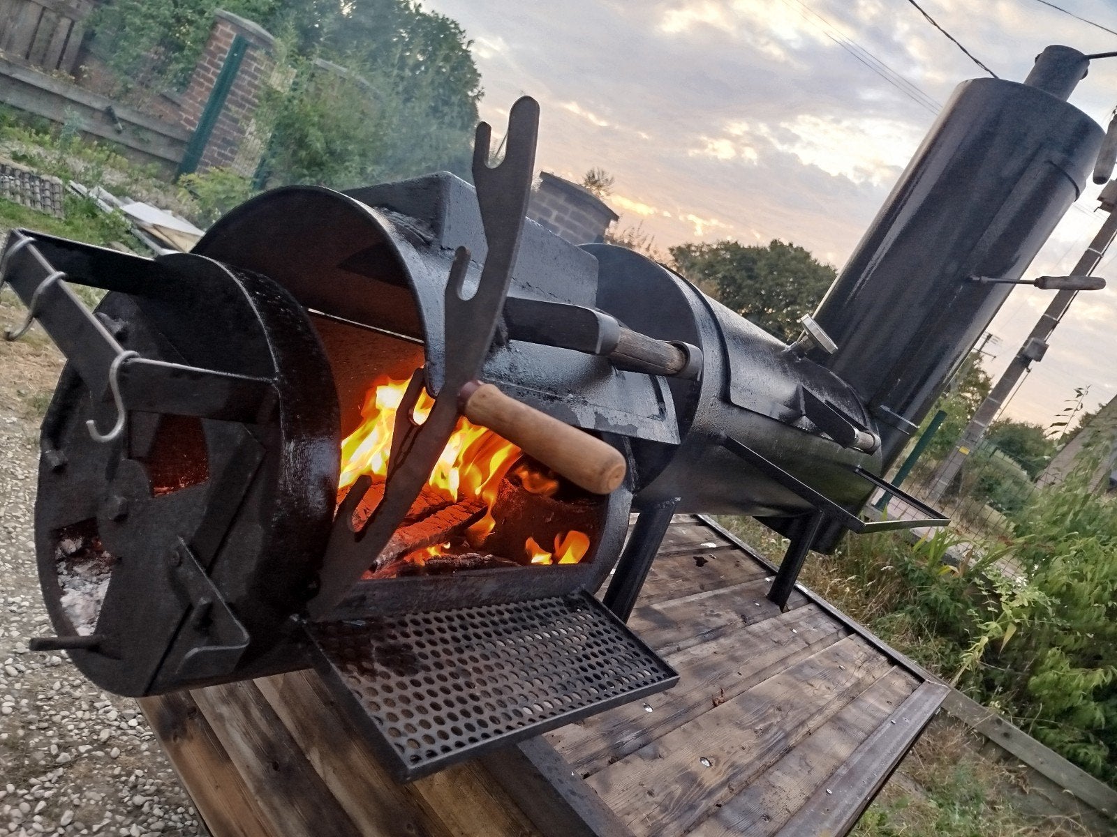 Remorque BBQ Oklahoma Véritable Smooker, Ophalen, Gebruikt, Oklahoma