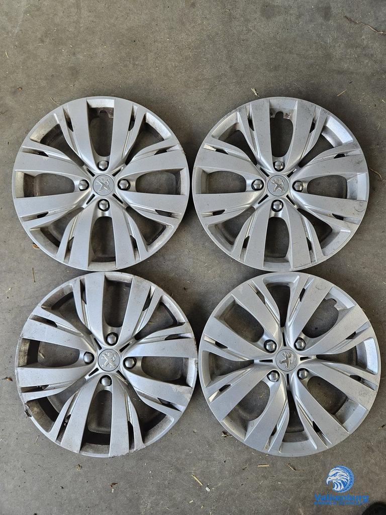 ORIGINELE Peugeot wieldoppen 15 inch, Auto diversen, Wieldoppen, Gebruikt, Verzenden