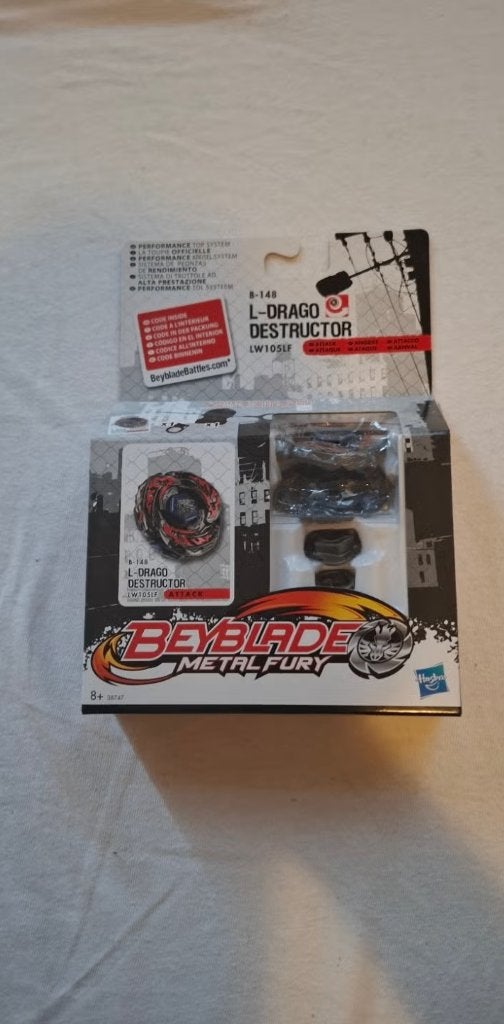 Hasbro Beyblade Metal Fury - L-Drago Destructor LW105LF, Verzamelen, Speelgoed, Nieuw, Ophalen of Verzenden