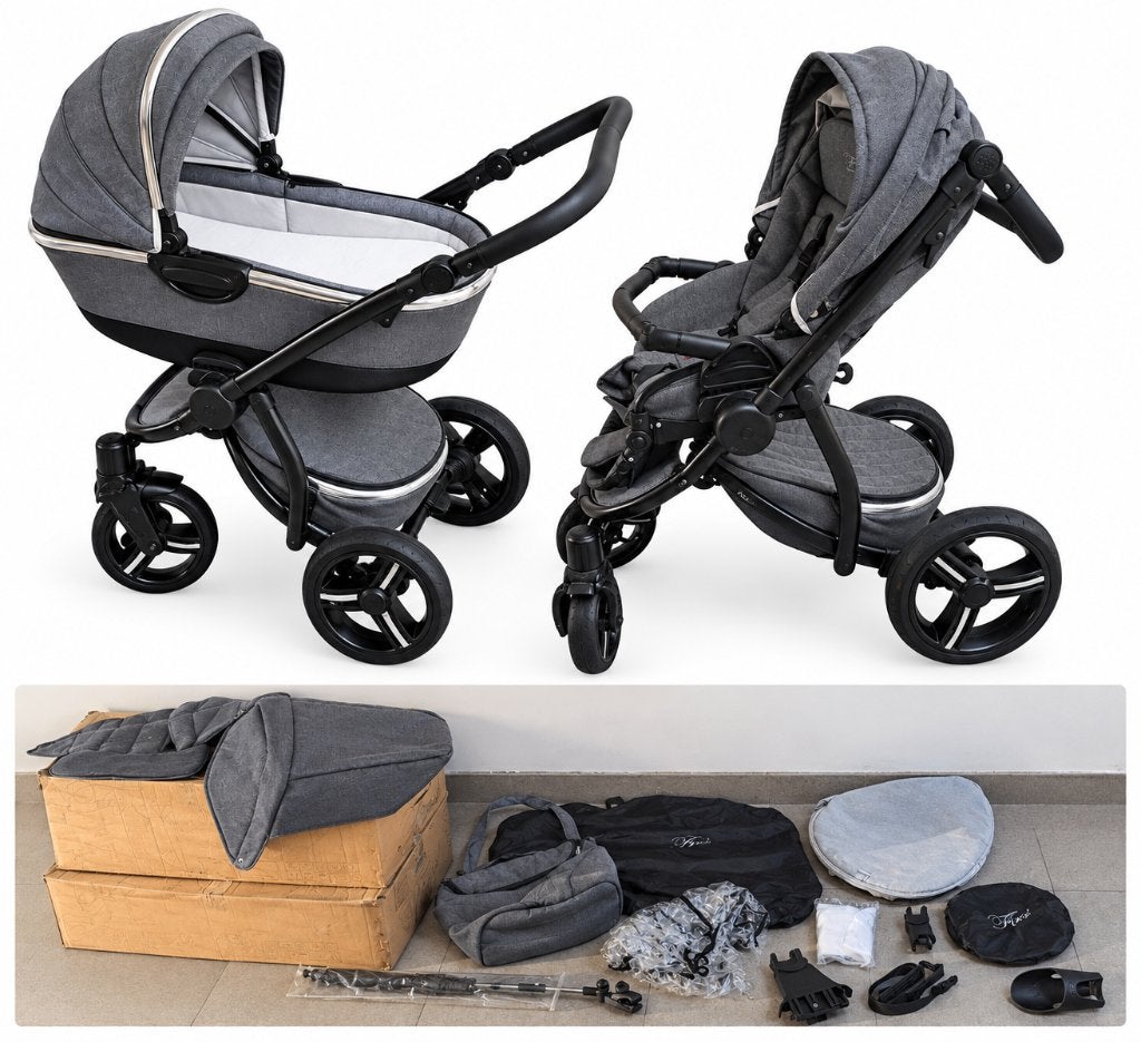 FIRST 2 in 1 kinderwagen, Enfants & Bébés, Autres marques, Comme neuf, Voiture duo, Enlèvement