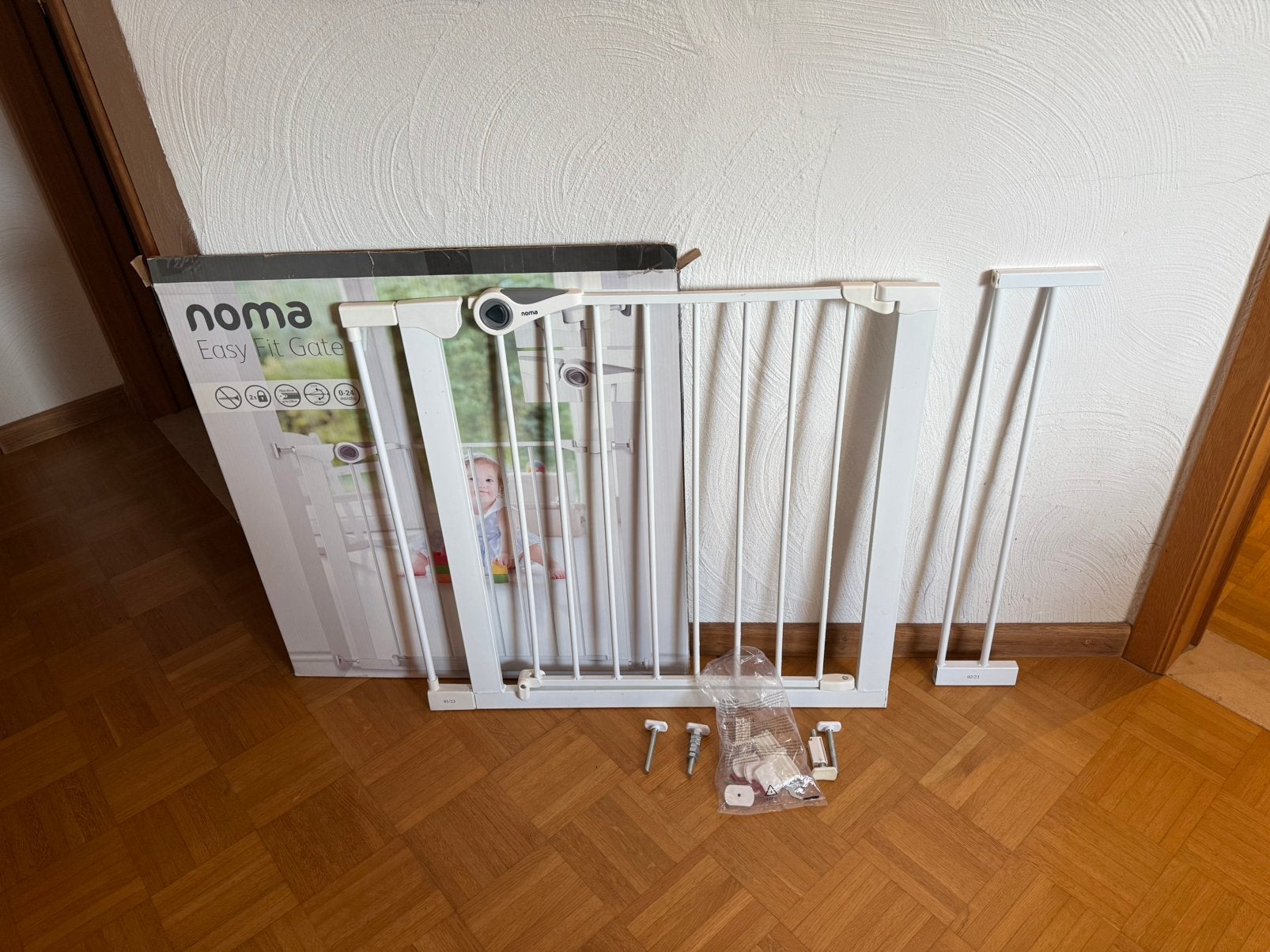 Noma traphek + verlengstukken, Kinderen en Baby's, Traphekjes, Ophalen, Gebruikt, Klemhekje
