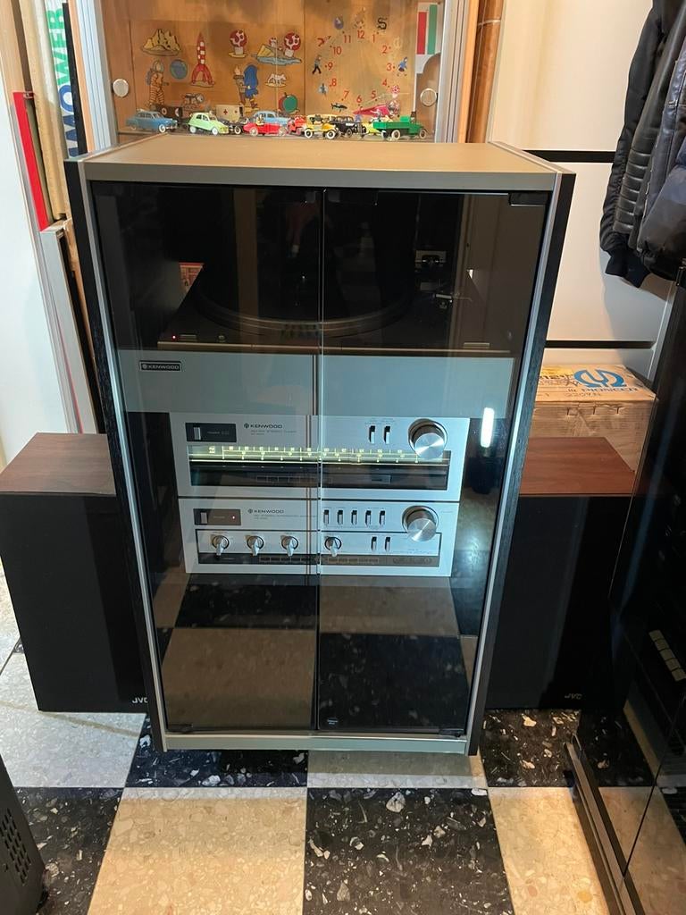 Kenwood vintage hifi installatie toren, Audio, Tv en Foto, Stereoketens, Losse componenten, Zo goed als nieuw, Tuner of Radio
