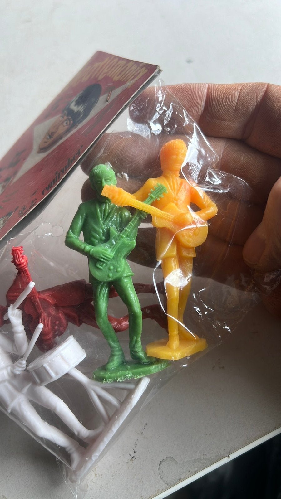 Vintage Beatles speelgoed figuren, Ophalen of Verzenden, Zo goed als nieuw