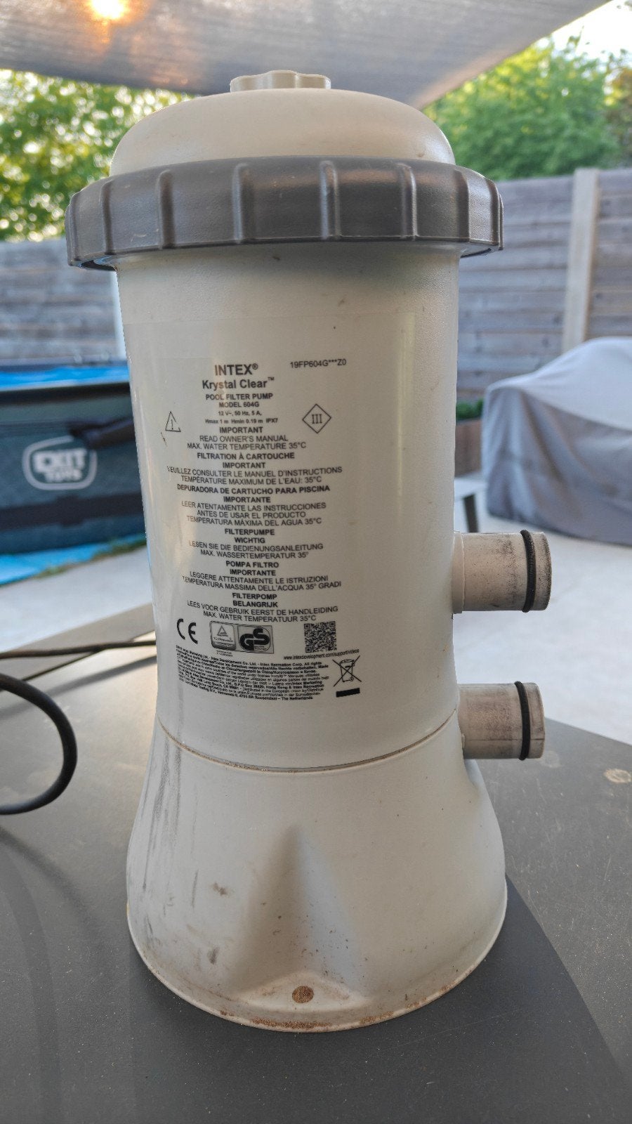 Intex 604G filterpomp met 2 filters, Tuin en Terras, Ophalen, Filter