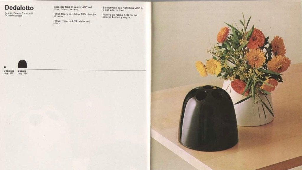 Design vaas Dedalotto Artemide by Emma Gismondi, Ophalen