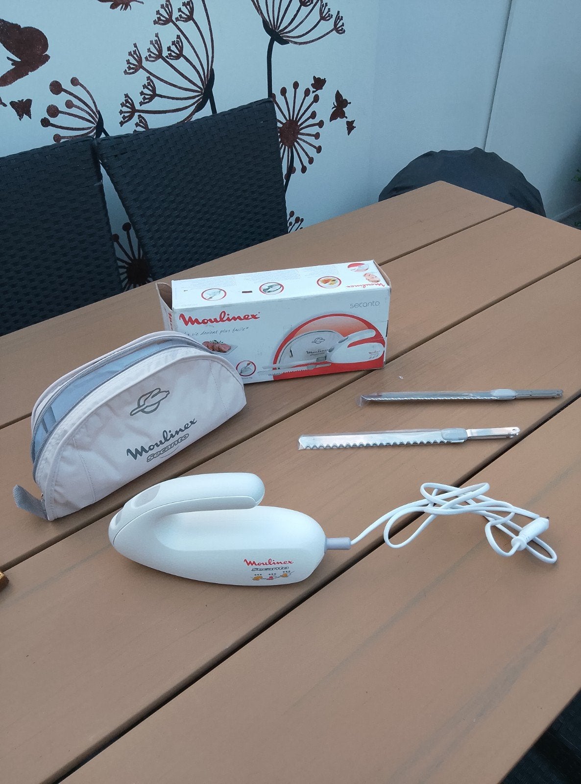 Electrisch vleesmes, Nieuw, Ophalen of Verzenden, Snijmachine, Wit