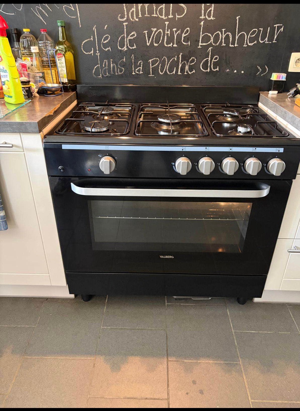 Cuisinière 5 bec gaz, Electroménager, Enlèvement, Comme neuf, Gaz