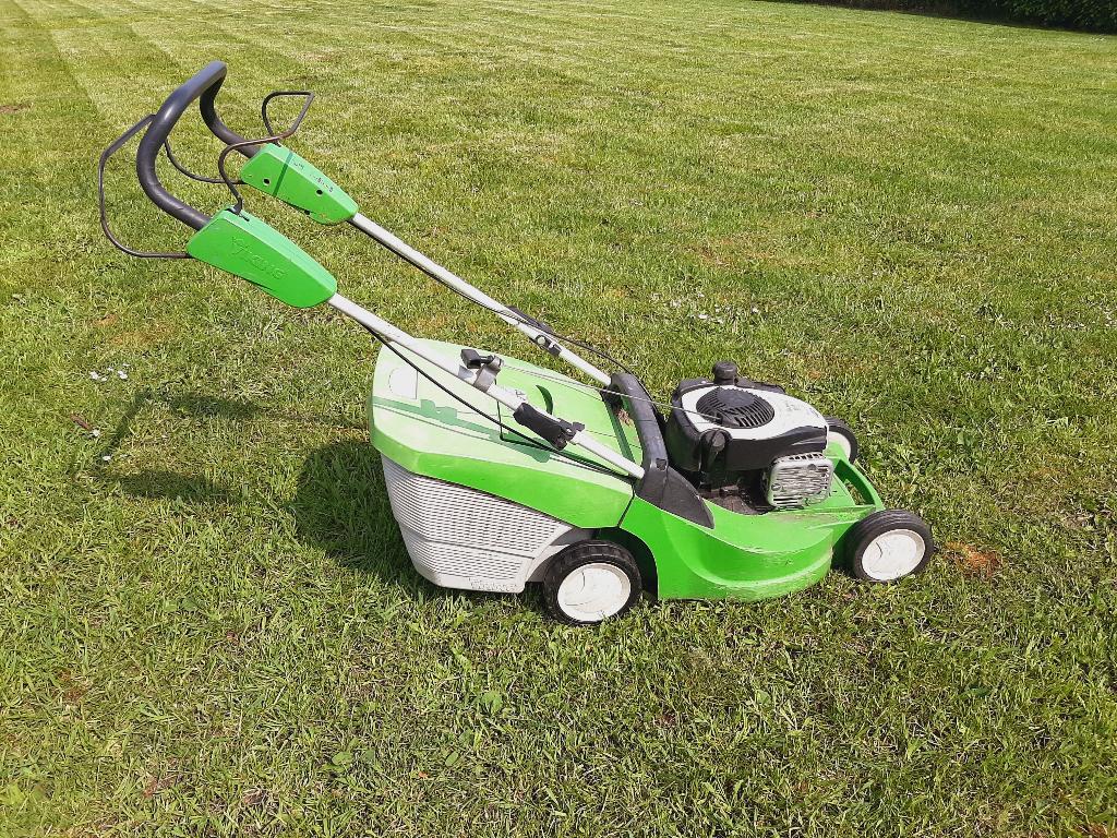 Grasmachine Viking, Ophalen, Opvangbak, Benzine-grasmaaier, 40 t/m 49 cm