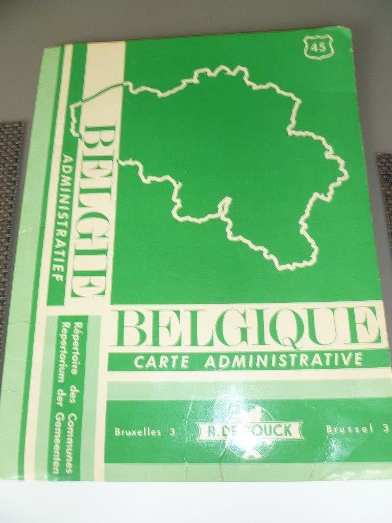 Landkaart België, Livres, Enlèvement ou Envoi, Belgique, R. De Rouck, Utilisé