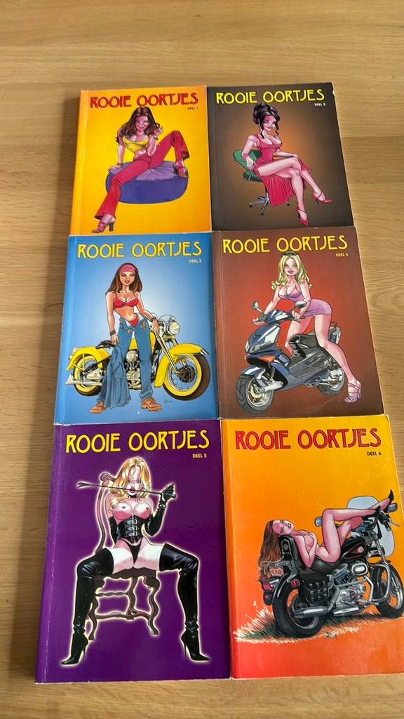 Rode oortjes strips, Ophalen, Zo goed als nieuw