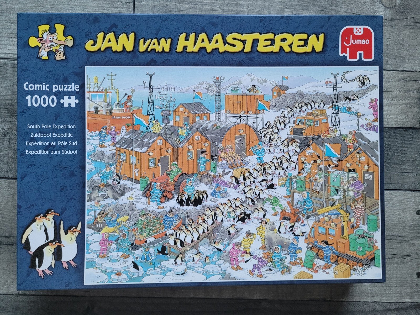 Puzzle 20038/ Expédition au pôle sud / JVH/ 1000pc, Enlèvement ou Envoi, 500 à 1500 pièces, Comme neuf, Puzzle