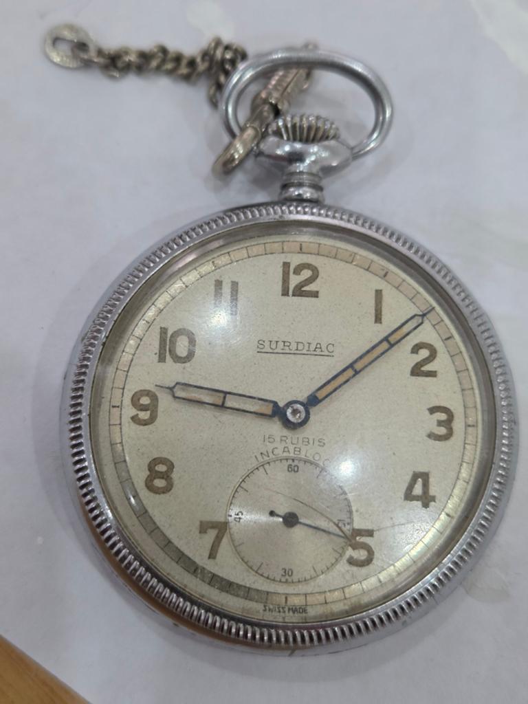 Montre de poche surdiac, Montre de poche