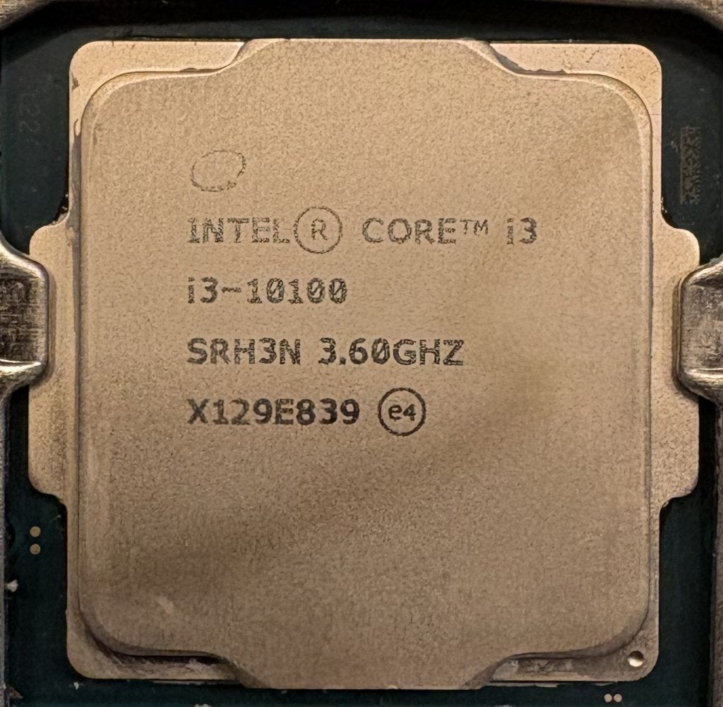 Intel Core i3-10100 – 10e generatie – Socket LGA1200, Computers en Software, Processors, Zo goed als nieuw, 4-core, 4 Ghz of meer