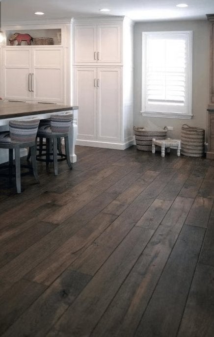 EIKEN VLOER, BARNWOOD TWINFLOOR BLACK COFFEE KANT & KLAAR!, Ophalen, Binnen