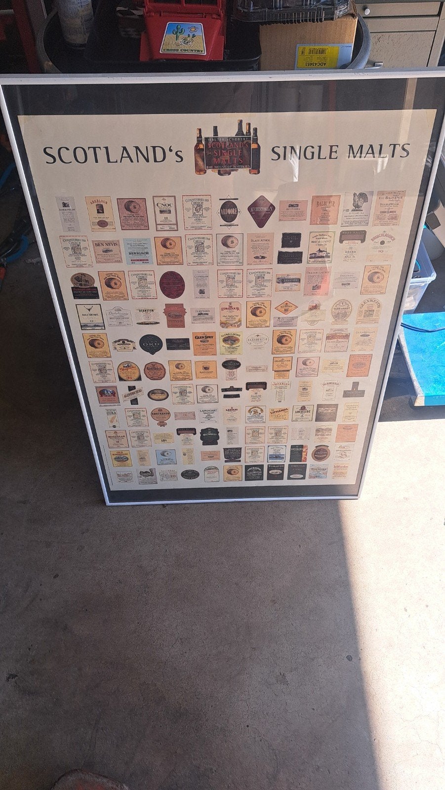 poster kader  Schotland single malts, Ophalen of Verzenden