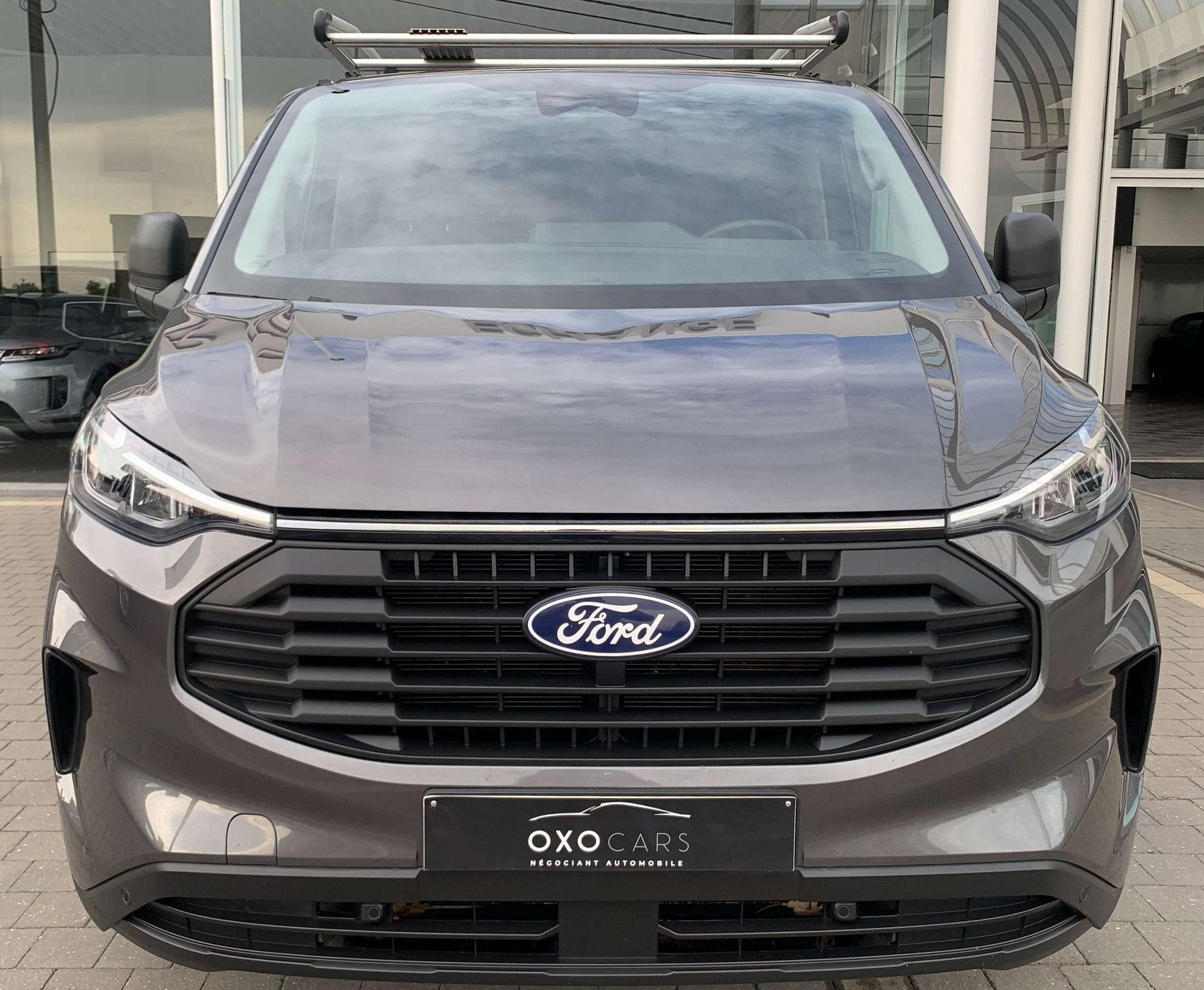 Ford Transit Custom L2 2.0 TDCI LONG CHASSIS 150CV / Galerie, Autos, Cuir, Argent ou Gris, Achat, Entreprise